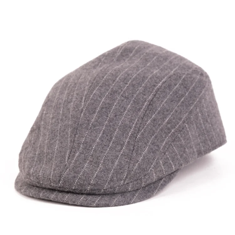 Fashion Plaid Striped British Newsboy Plain Adult Female Wool Ivy Hats