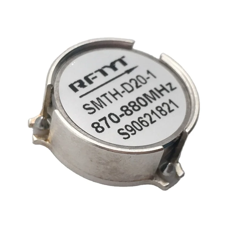 RFTYT SMD Circulator 870-880MHz CW Diameter 20 mm 100W RF Circulator