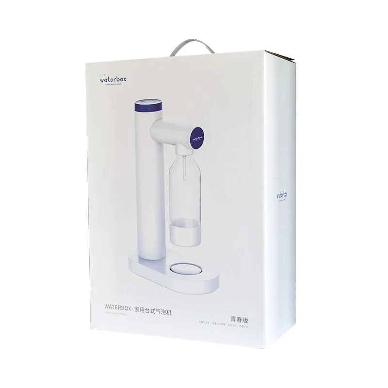 Portable Sparkling Water Maker Bottle Manual Desktop Home Eco Plastic Hand Press Carbonated Soda Water Maker