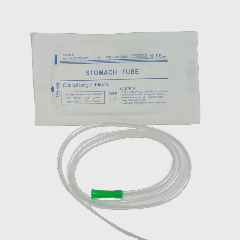 Medical Consumable Disposable Latex Stomach Tube Stomach Feeding Tube Made From Non-Toxic PVC