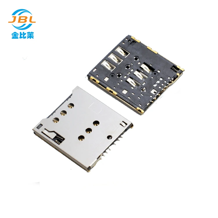 Разъем для micro SIM-карты высотой 1,42 с переключателем обнаружения 5039600696