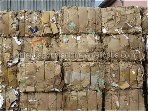 Horizontal Hydraulic Cardboard Baler For Sale / Plc Control Fully Automatic Hydraulic Waste Paper Carton Baler