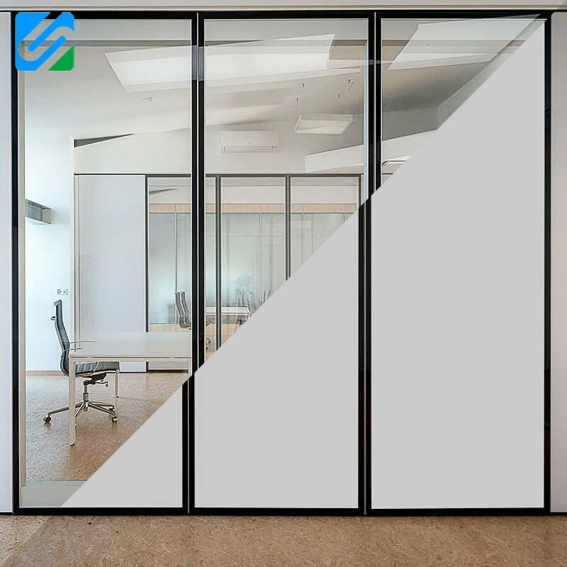 Easy to install smart pdlc glass film in roll/spd film smart glass For office partition
