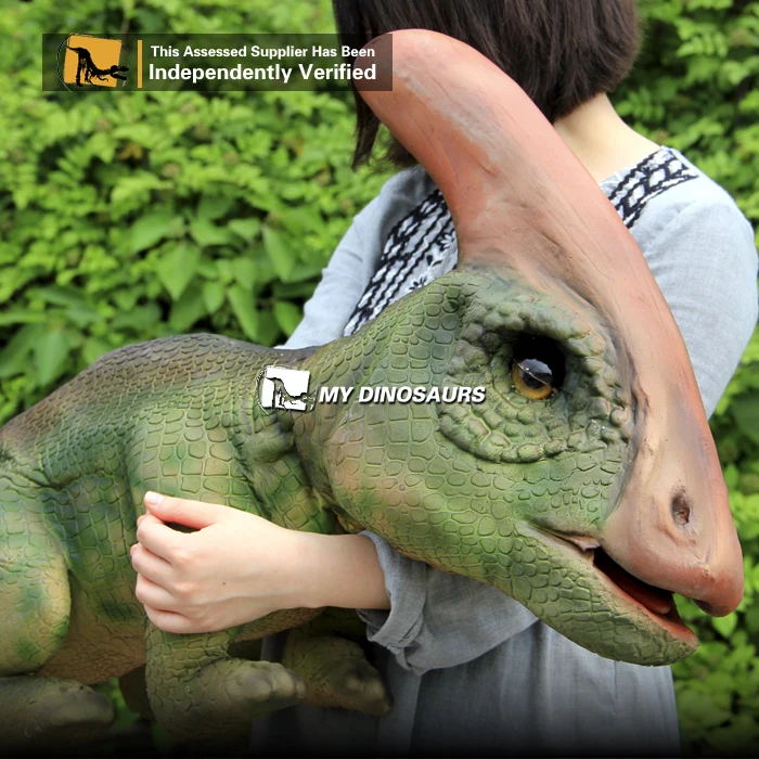 My Dino Party Decoration Baby Parasaurolophus Dinosaur Puppet Small Dinosaur