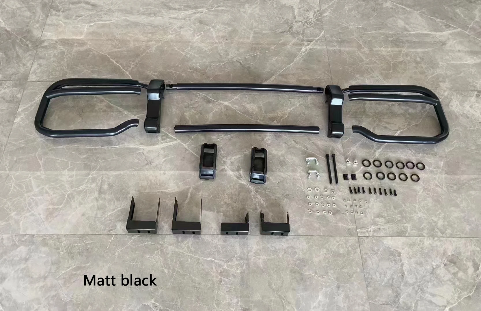 Steel alloy front bumper accessories 4X4 Front Bumper pickup black FOR NEW G500 NEW G63 W463 W464 AMG