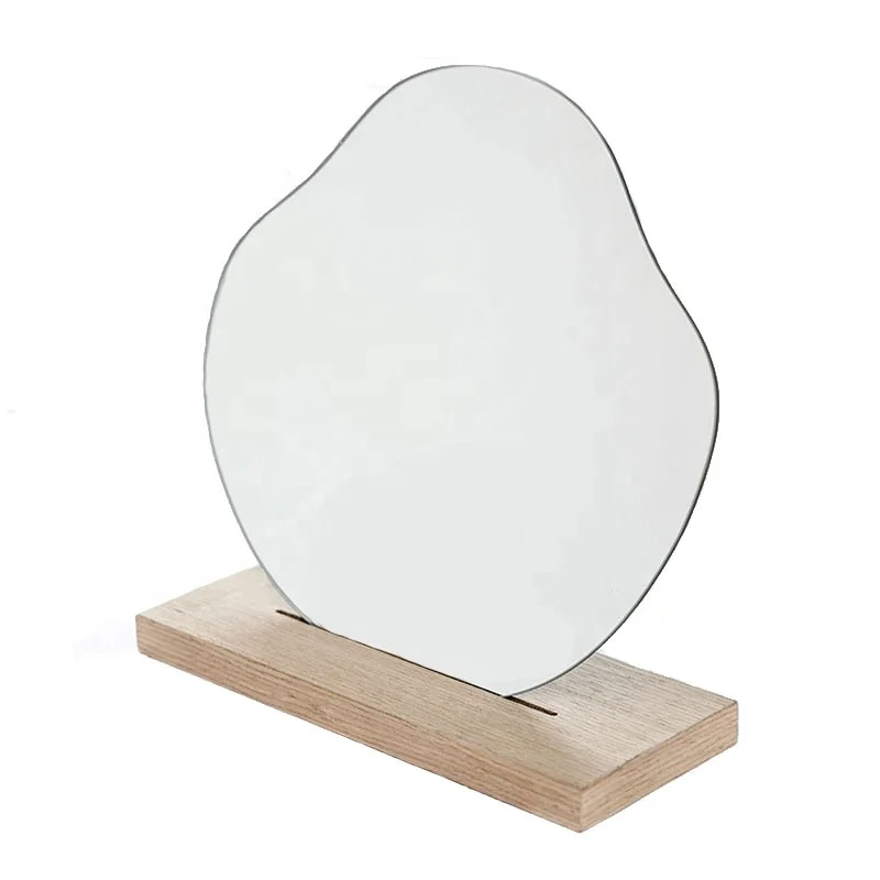 Fashionable Design Table Makeup Mirror, Special-shaped Irregular Cosmetics mirror