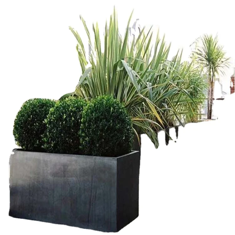 Large mini garden planter balcony vegetable planter box Nordic white home garden flower pots