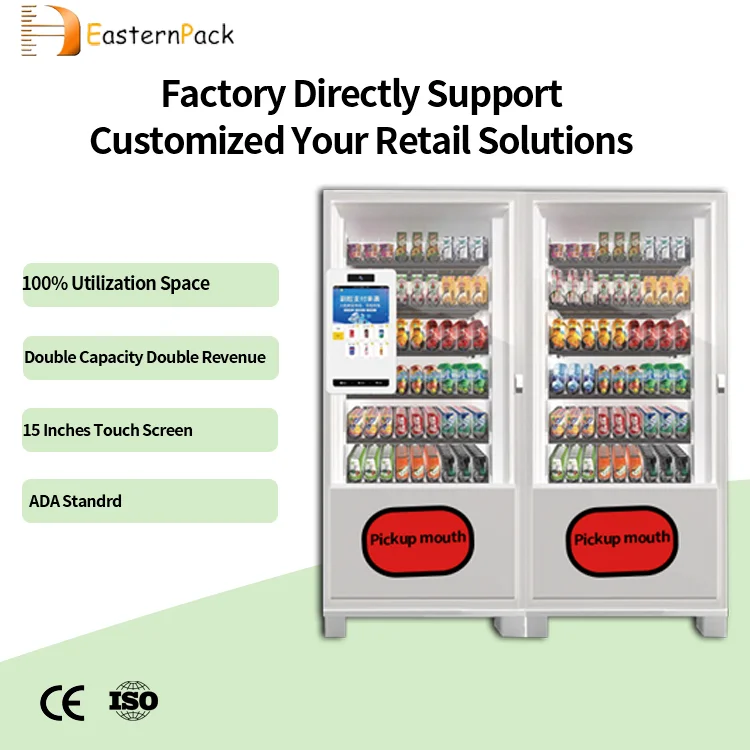  2021 Smart Self-vending-machine Touch Screen Drink Vending
