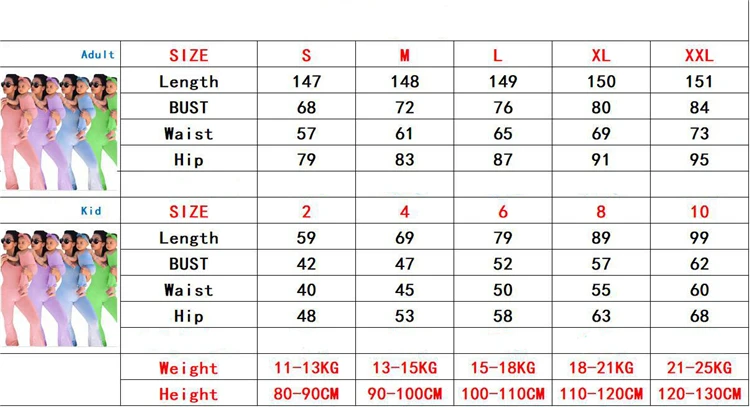 Amelie Hot Selling Halter Sleeveless Solid Color Summer Fashion Mother And Daughter Sets One Piece Long Flared Jumpsuits