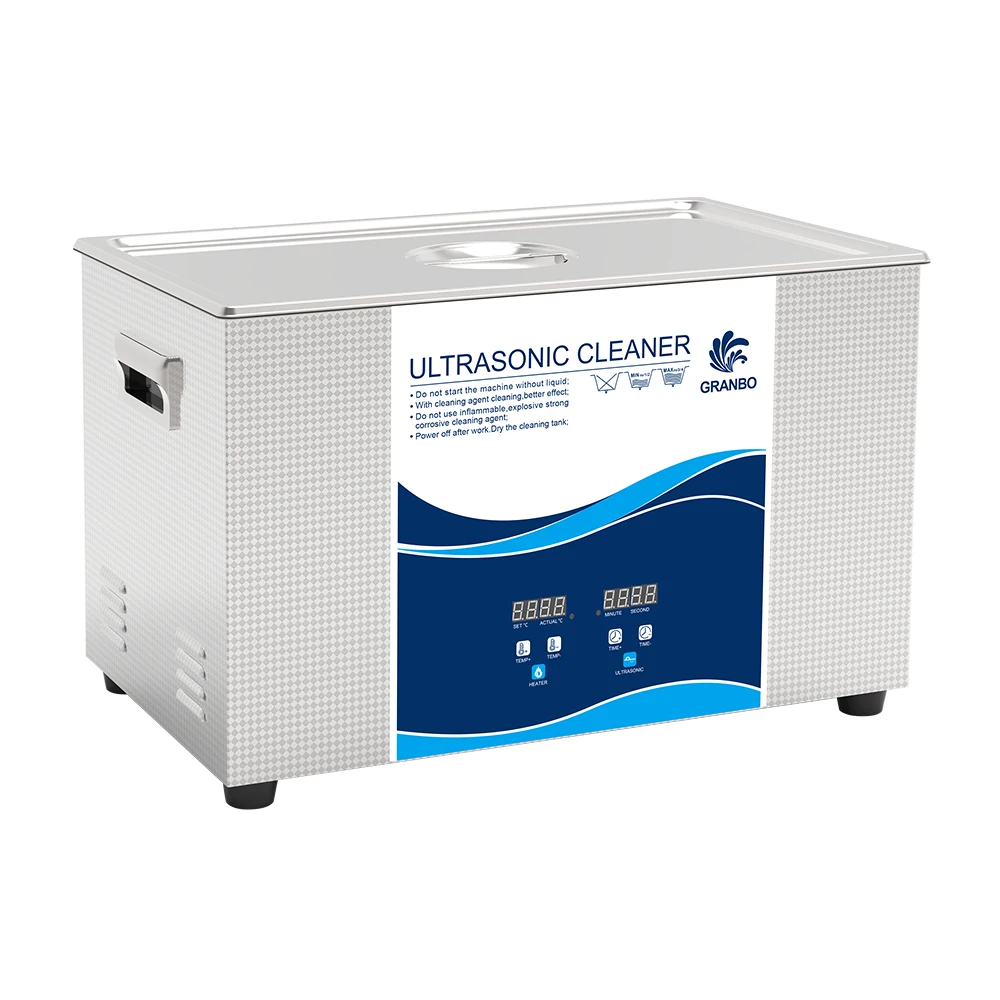 Granbo Ultrasonic Cleaner 900W 40khz 30L Tank for Industrial Parts Motor Parts Oil Stains Ultrasonic Cleaning