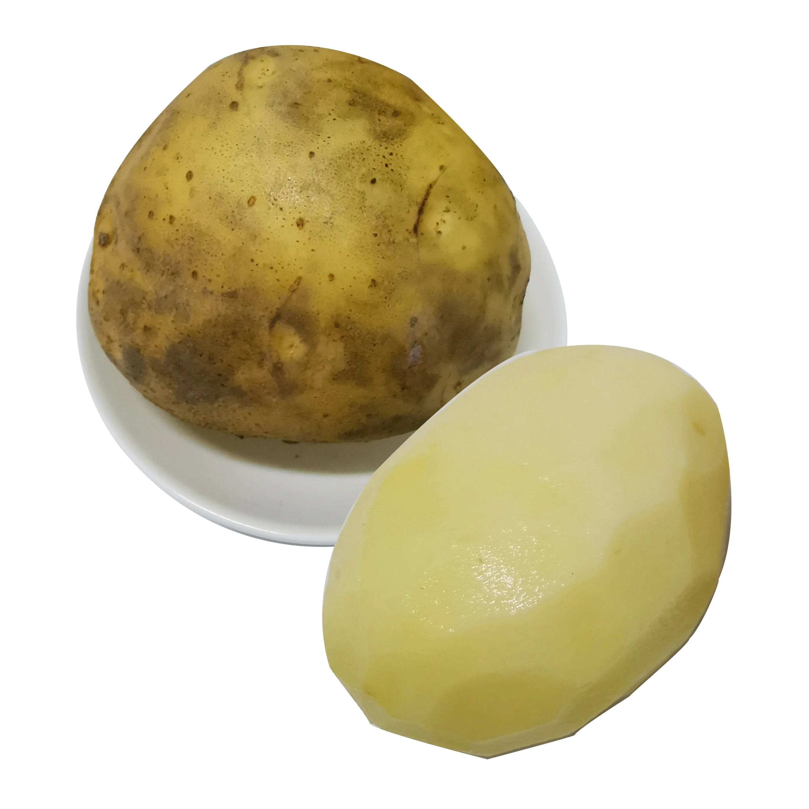 Fresh yellow potatoes