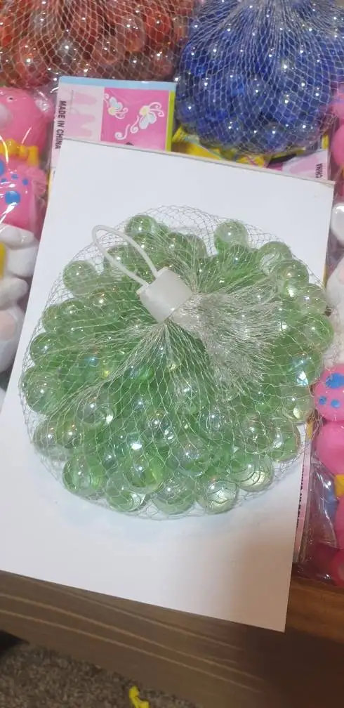 Wholesale Toy Solid Glass Ball Bottle Marble Coffee Tables Vases Floral Use Balls Glass Marbles