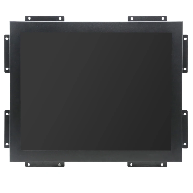 metal case embedded high brightness outdoor 17 inch lcd open frame monitor
