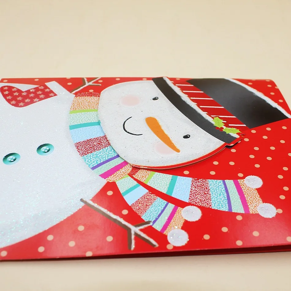 Multi Colors Beautiful Custom New Year And Happy Birthday Christmas Greeting Card, Custom Greeting Card Box Set