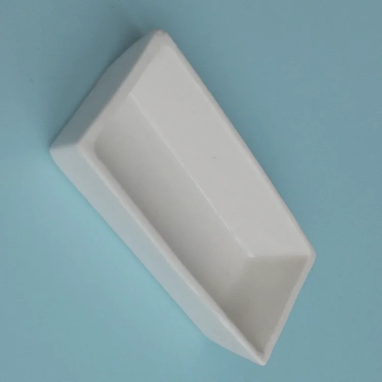 Огнеупорный высокочистый Глинозем al2o3, керамический плавильный тигель для металла