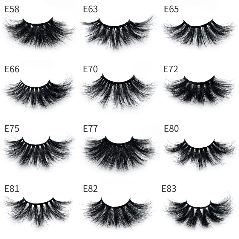 
Private Label 5d Mink Lashes Wholesale 100% Real MInk 5d Eyelashes 