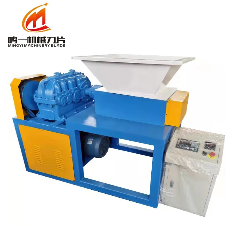 Auto Food Waste Cardboard Wood Plastic Scrap Metal Paper tire Shredder Machine Blades For Metal