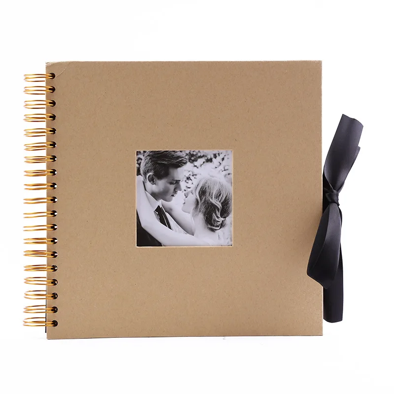 Scrapbook window photo album 10 inch graduation album creative bow DIY photo album