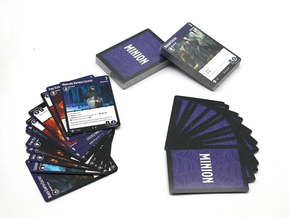 High Quality Custom Printed Cards Playing Game Board Manufacture with Board for Family