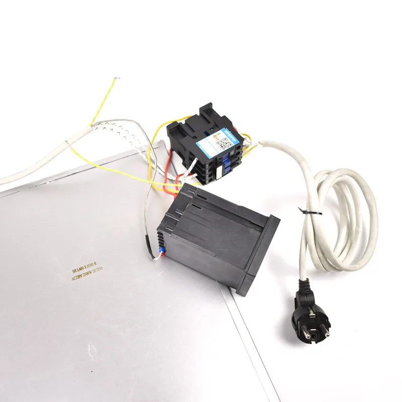 XIAOSHU High Temperature 240V 2500W Mica Heating Plate Heater with Digital Thermostat