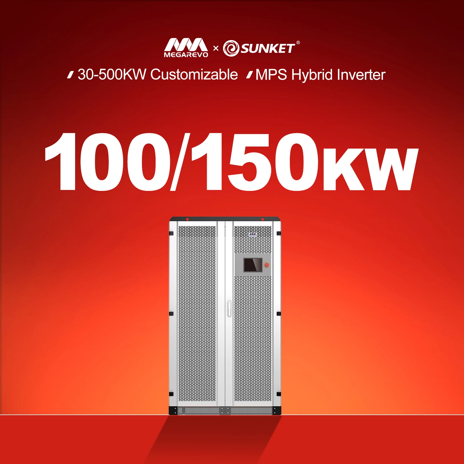 Гибридный инвертор Mps0100 Megarevo Mps100 Mps150 100 кВт 200 50 для коммерческого использования коммерческой системы