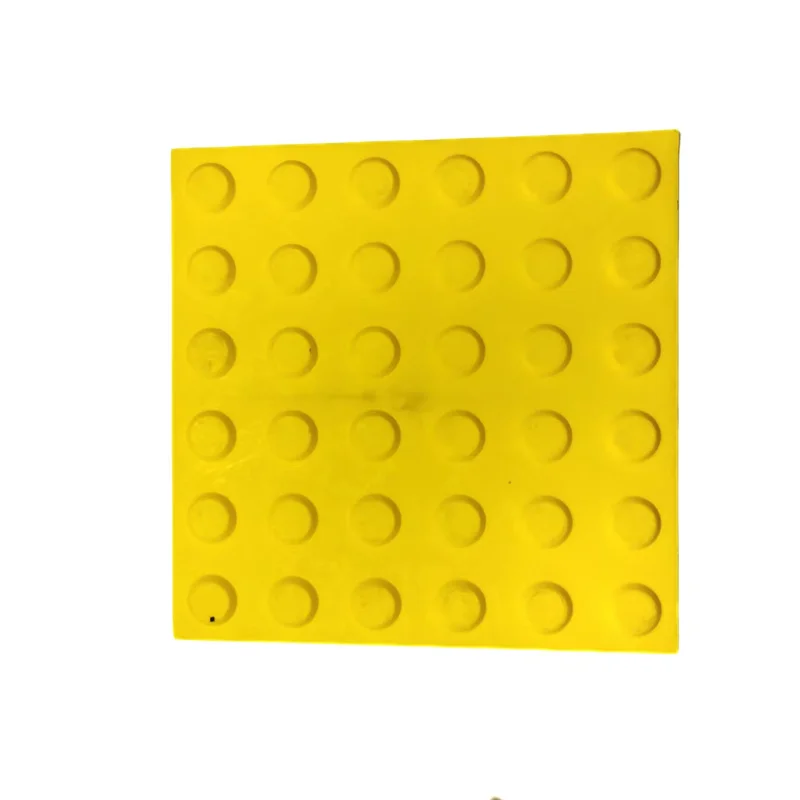 PVC/TPU/TPE Rubber Tactile Paving Tile Mat ABS Tactile Indicator Tile