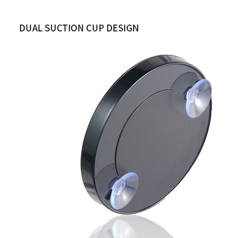 Round Mirror Bathroom Living Room 5X 10X 15X Makeup Magnifying Mirror For Accept Logo Customization