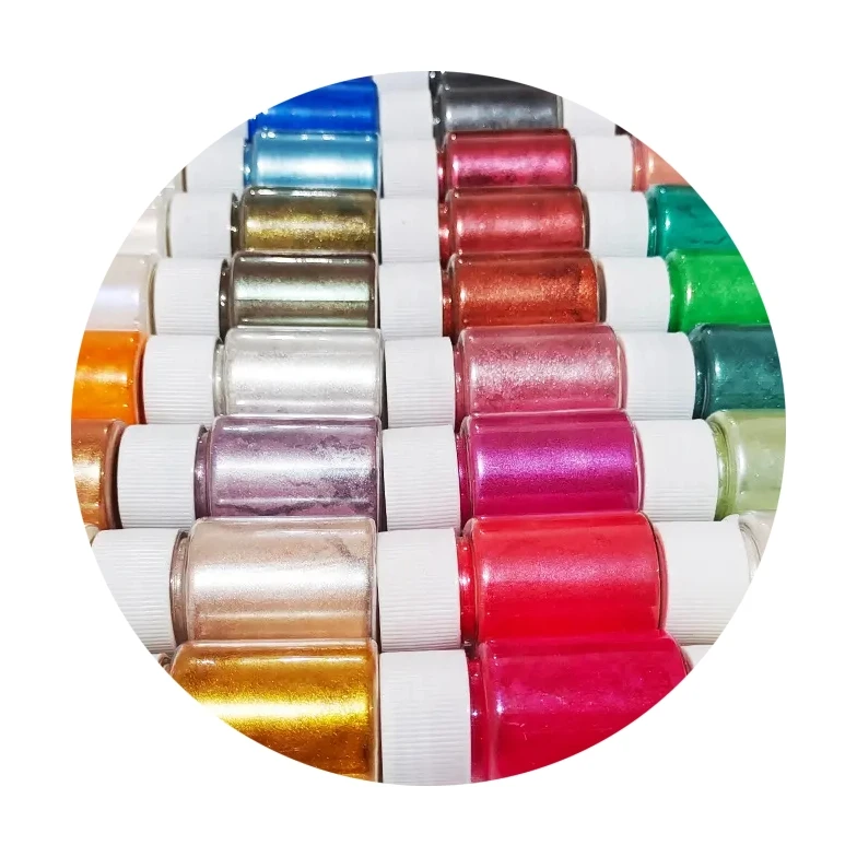 Mica pearl pigment powder pearlescent pigment colorful powder