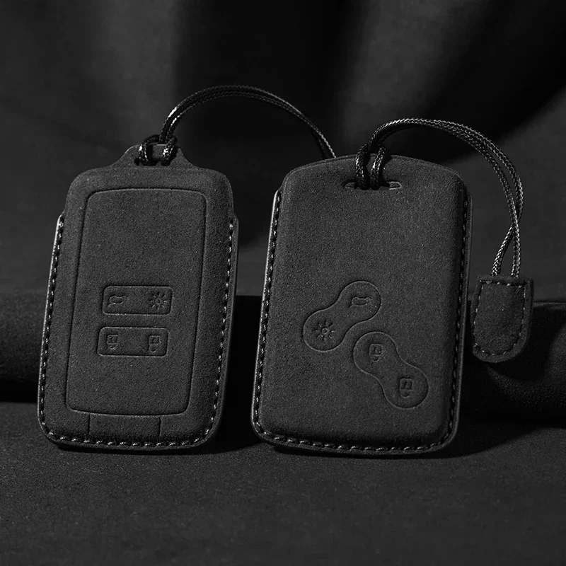 Car Key Case For Renault Clio Kadjar Capture Koleos Espace Master Talisman Scenic Megane 4 Arkana Sandero Leather Protect Cover
