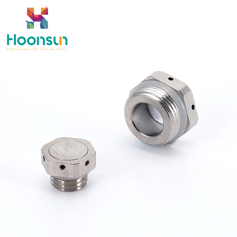 Hoonsun M20*1.5 Waterproof Brass Breather Vent with Pressure Relief, Customizable in Stainless Steel or Aluminum