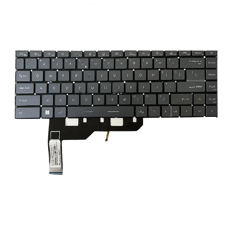 JIAGEER Genuine Laptop Keyboard for Msi GS66 Stealth 10SF US Version  with Single Color Backlight