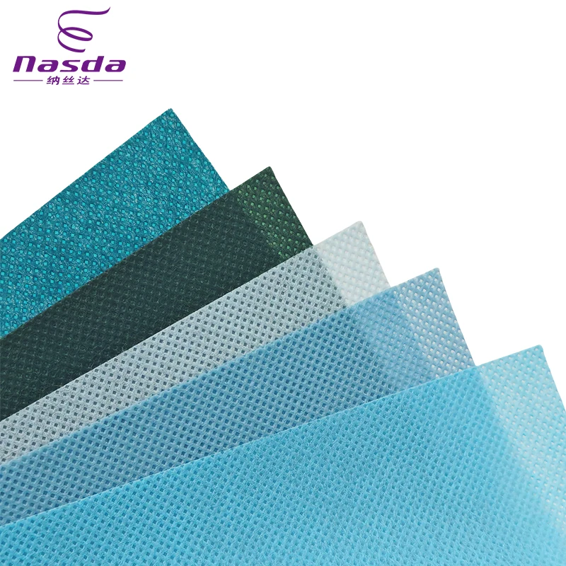Antibacterial PET Non Woven Fabric 100% Polyester Non Woven Fabric For Medical Suit
