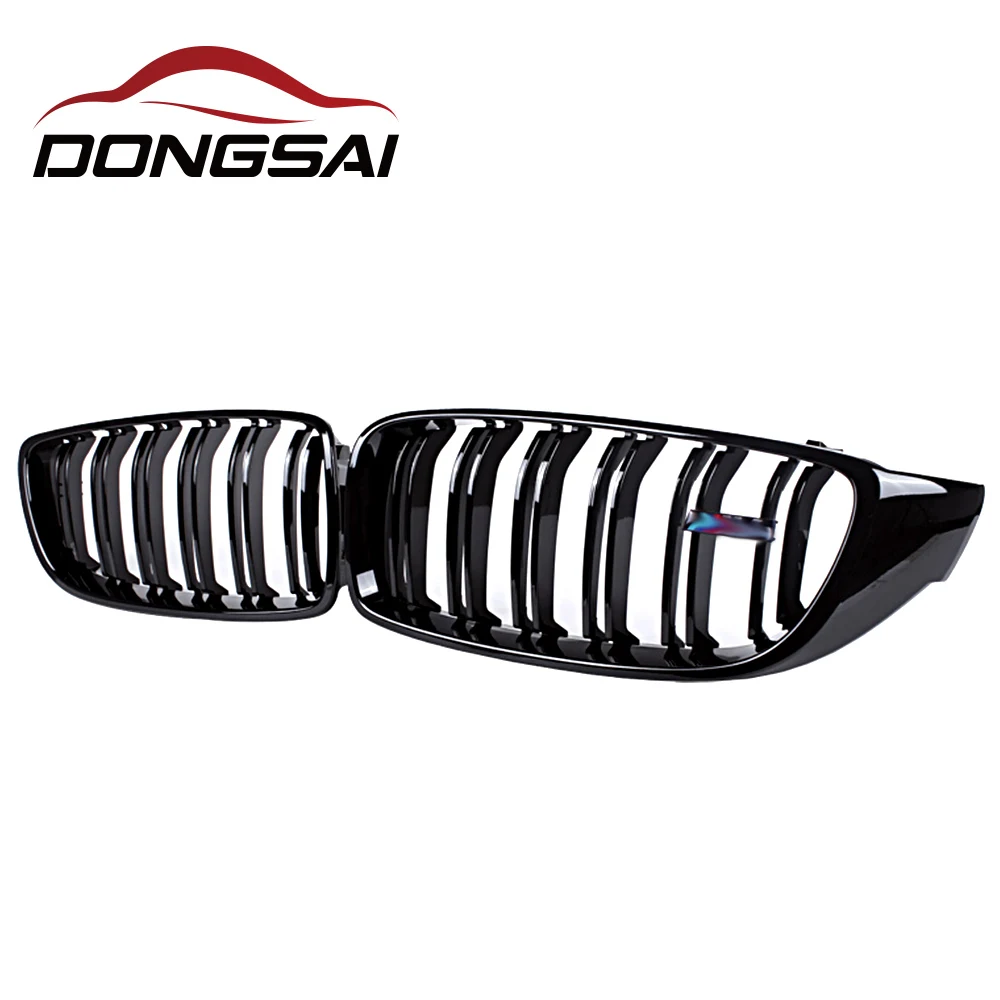  Автомобильная решетка для BMW 4 серии F32/F33/F36/F80/F82/F83 2013-2019 АБС двойные планки глянцевая