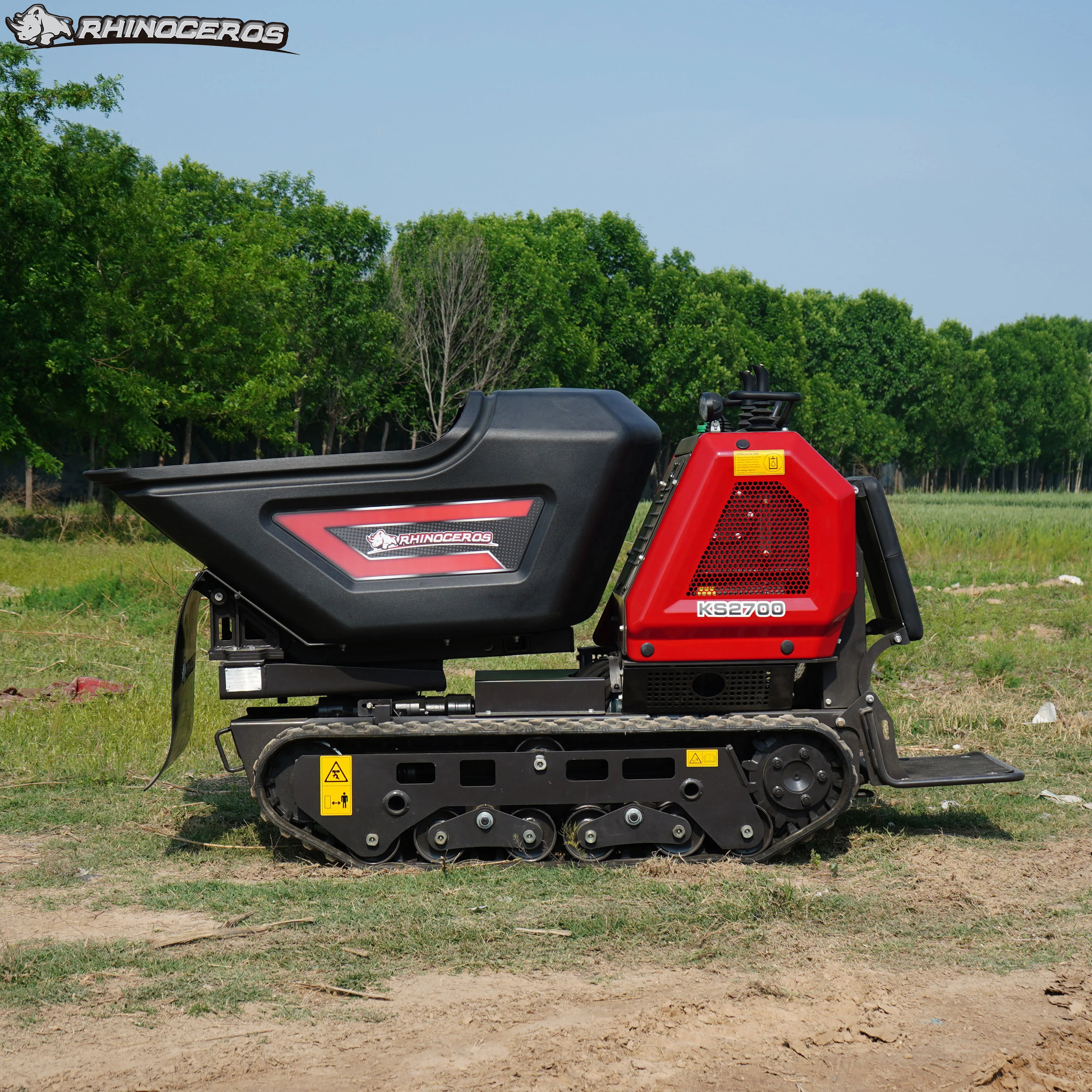 RHINOCEROS 1.2Ton 1200kg Construction Concrete Mini Truck Dumper mini buggy For Hot Sale