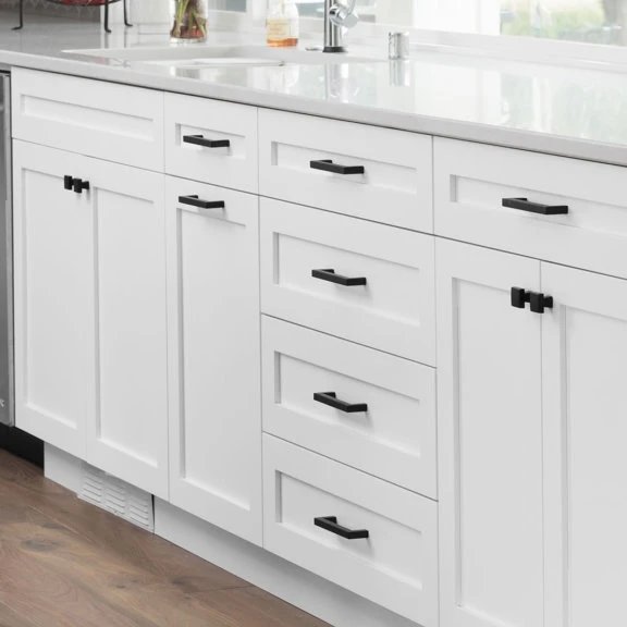 Modern wood white shaker fremed and frameless  kitchen cabinet