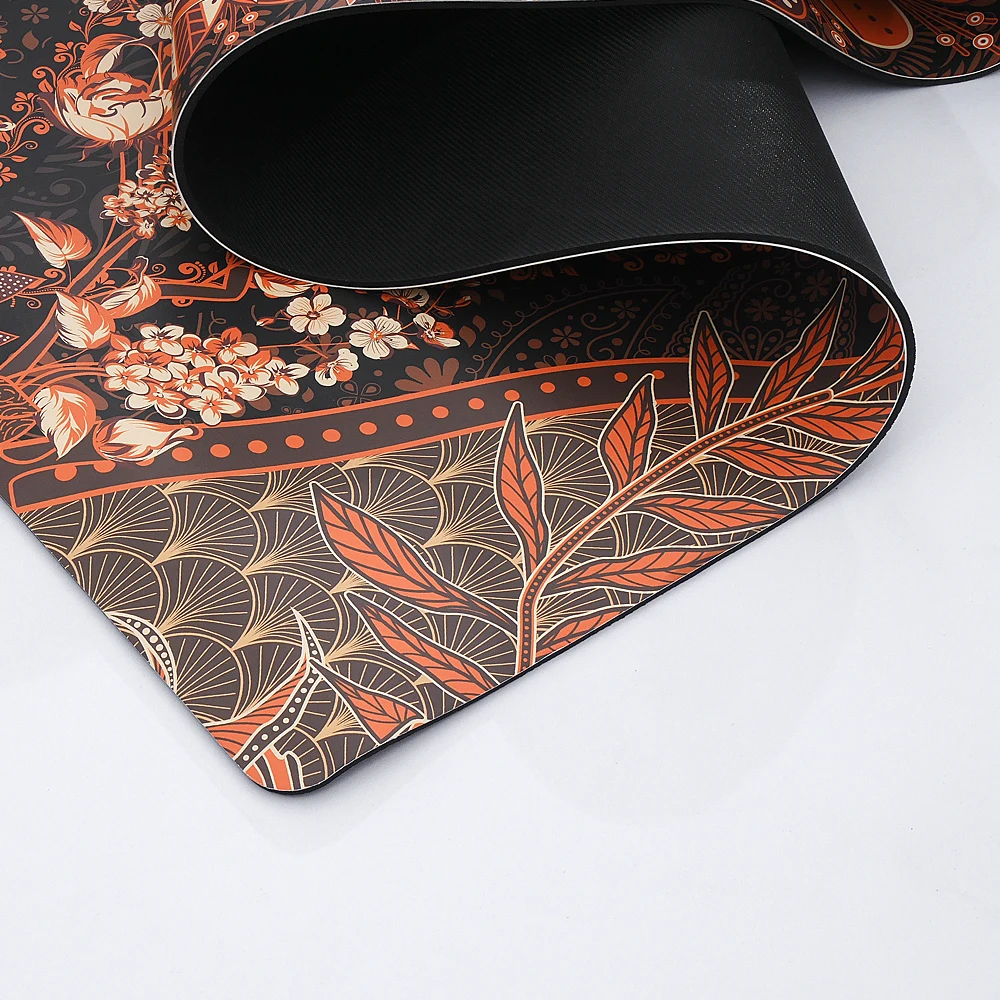 Дорожный Складной толстый нескользящий водонепроницаемый эффективный экологически чистый складной коврик для пилатеса тренажерного зала замшевый Коврик йоги натуральный каучук Bot