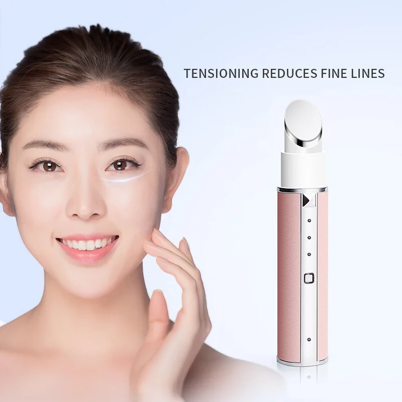 OEM ODM Hot Compress Beauty Lip Care High Frequency Vibration Massage Instrument