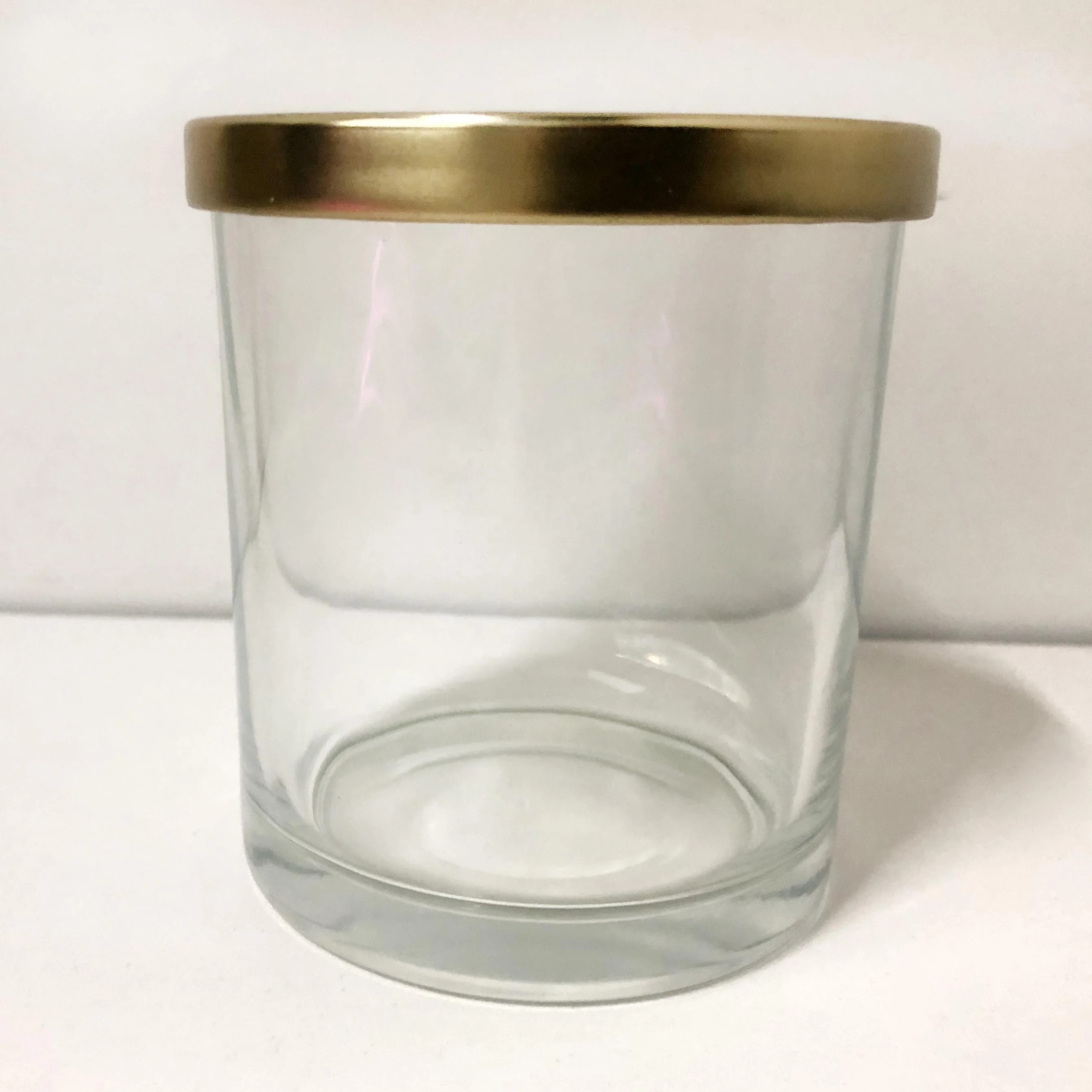 
wholesale 8oz 10oz Soy wax scented candle holder & candle glass jar with lid & empty candle containers 