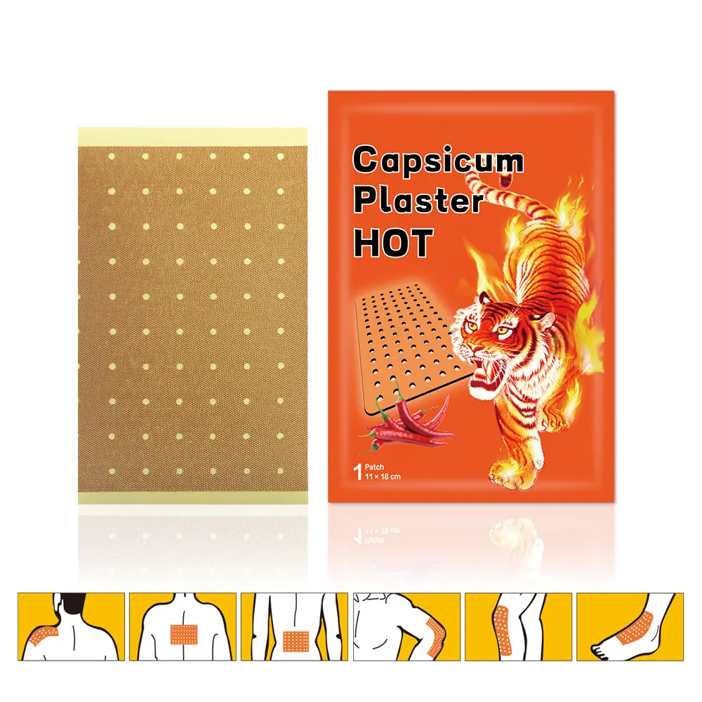 New products CE wholesale Pain Patch Herbal Capsicum Tiger Plaster self heating  patch ointment Plaster