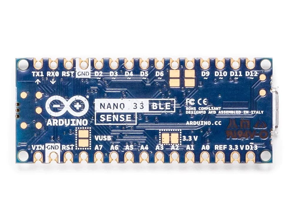 Arduino Nano 33 BLE Sense ABX00031 Italy Official Original Genuine nRF52840 Edge computing application AI