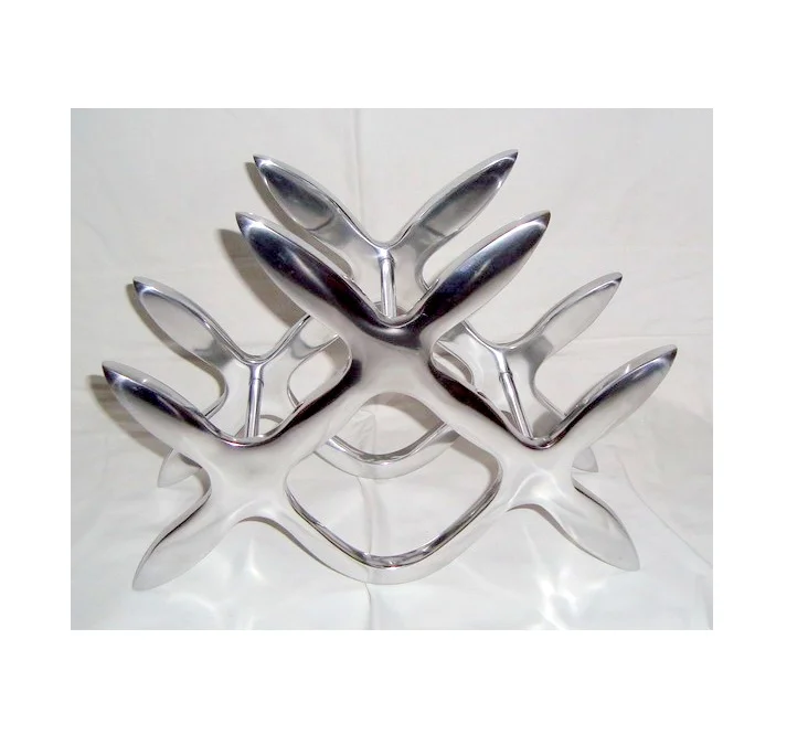 Modern Look Iron Bar Table with Wine Bottle Holder Stand