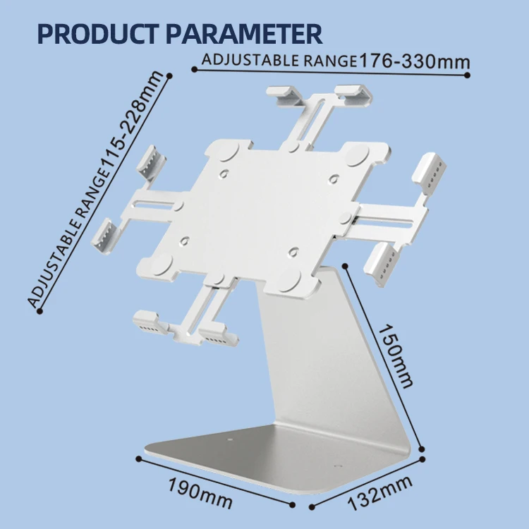Универсальная противокражная стойка для планшета с подставкой для планшетного ПК от 7,9 до 12,9 дюймов