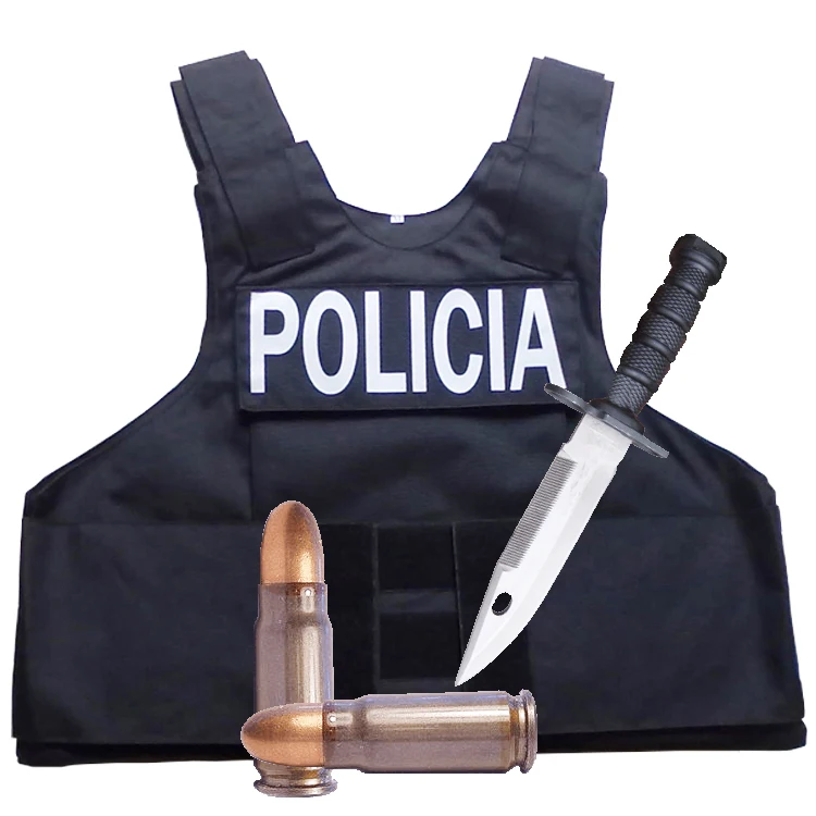 Shenzhou POLICE Bullet Stab Proof Jackets Bullet Proof & Stab Proof Vest Military Security Spike Cut Slash Riot protect IIIA+24J