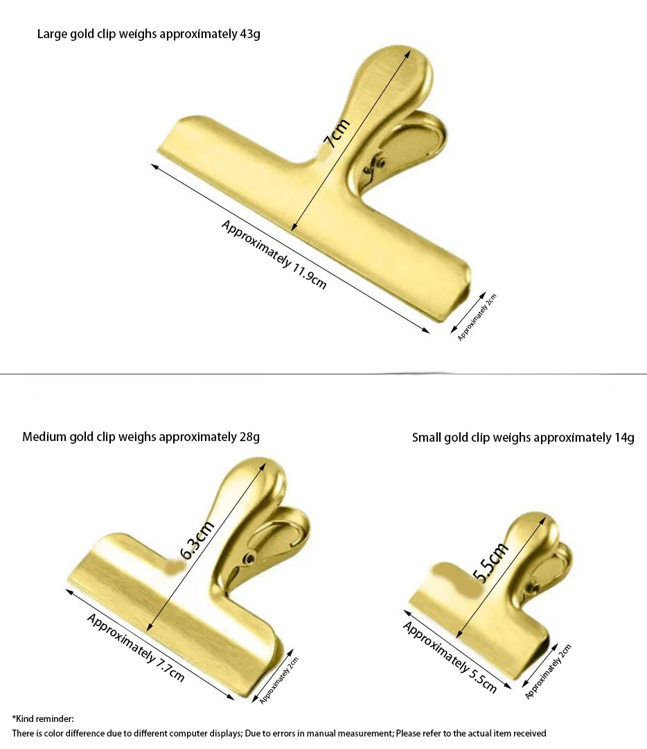 Stainless steel clip, iron clip, sealing clip, steel clip, metal file, stationery, office clip, bill clip,size11.9cm