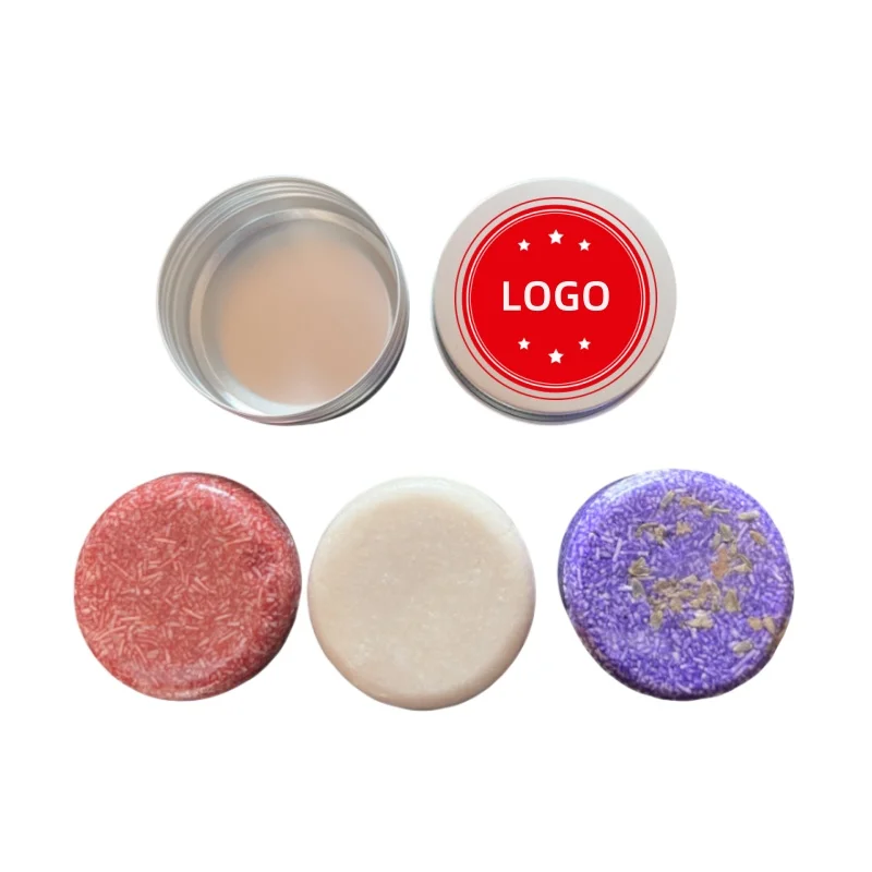 Hot Selling solid shampoo soap 55 g  for hair growth hair  100% anti  hair shampoo bar with Aluminum Box 60g