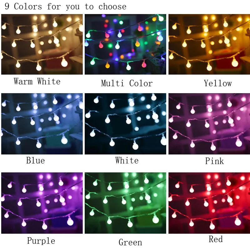 LED Copper Wire USB Christmas Tree Decorative Light Chain Club Pub Bar Store Ornamental Festoon Decoration Neon String Lights