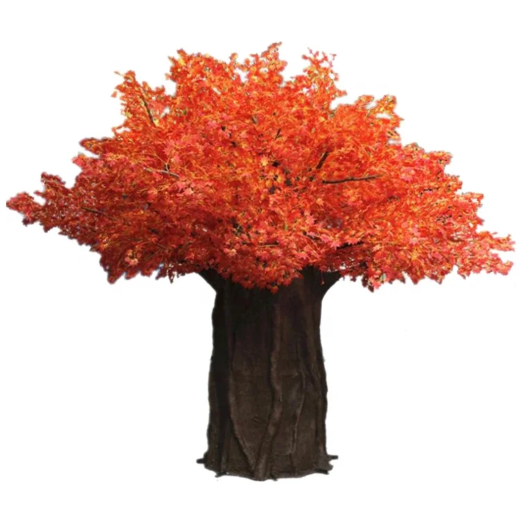 Большое искусственное дерево для отеля торговый центр завод делая большие ресторанные деревья