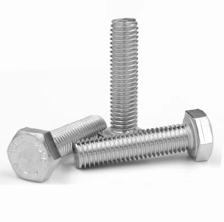 factory direct sale m5 durable din933 galvanization Hex bolt for home use