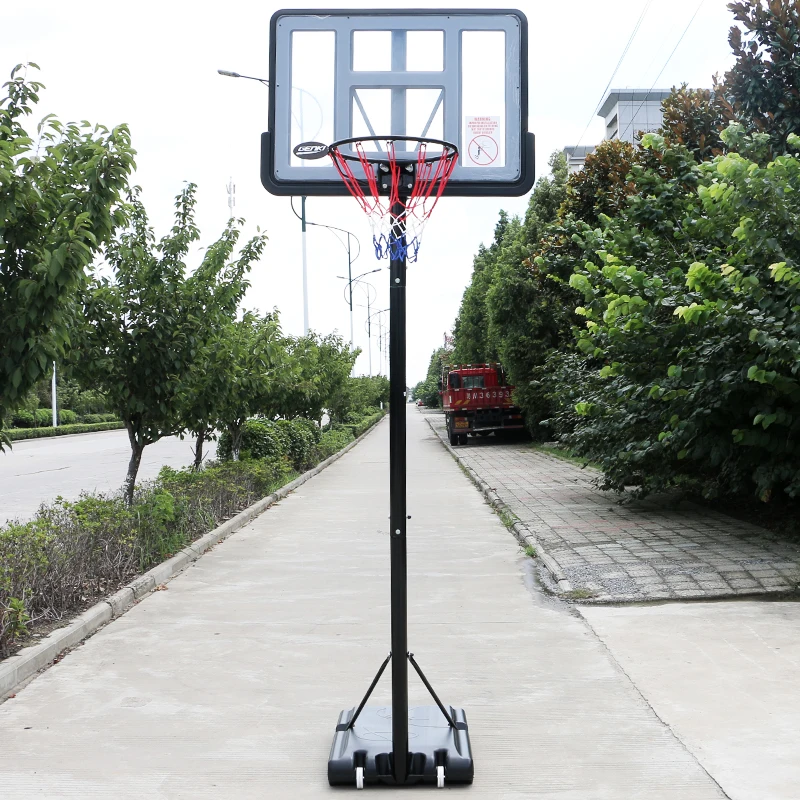 A-100321AL Wholesale Adjustable/Removable Outdoor 43' Backboard Basketball Stand Hoop Portable For Adult/Kids