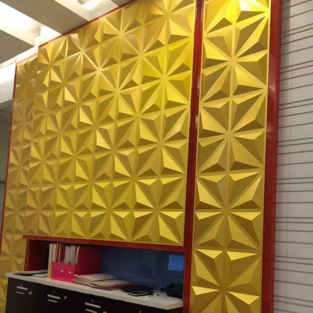 Colors alternative TV decorative PVC show wall 3D panel for wall